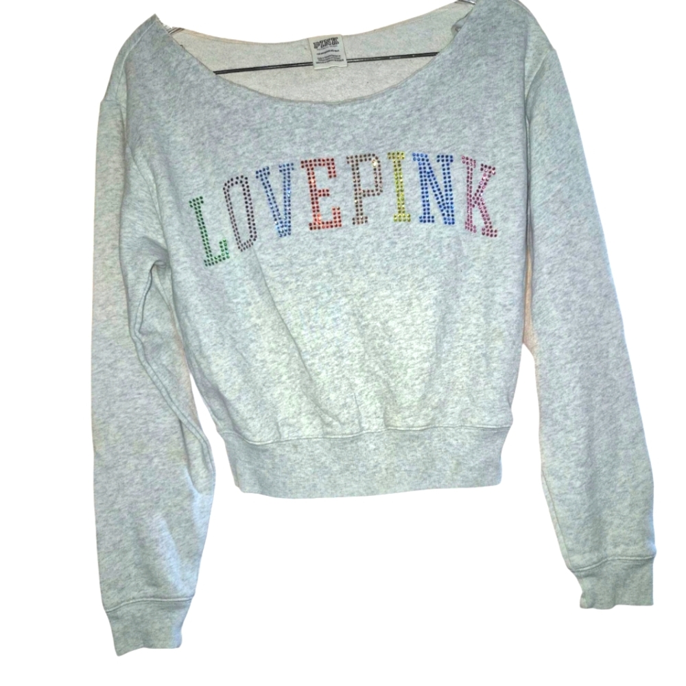 Victoria Secret Gray LOVE PINK Sweatshirt
